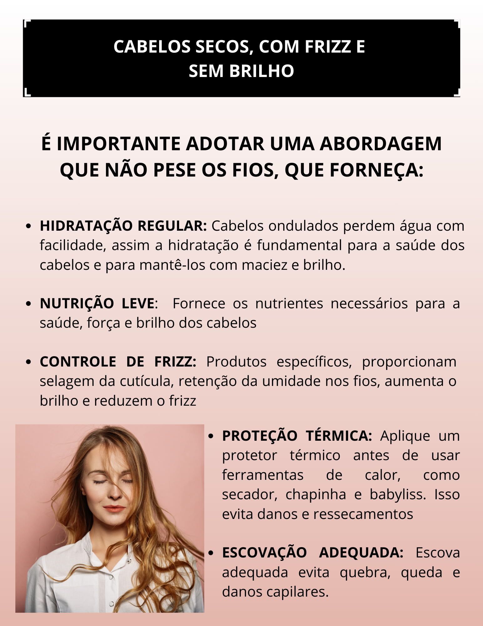 Capa Dor Cabelos secos